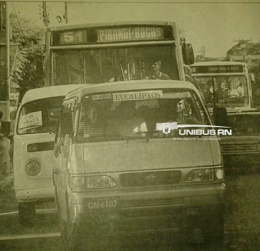 Ônibus de época da frota da cooperativa